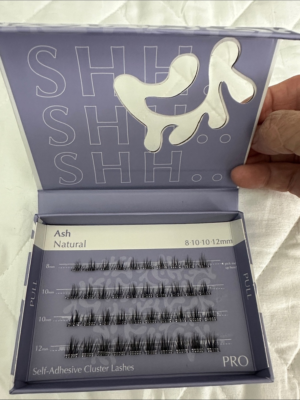 PRO Self-Adhesive Cluster Lashes - Ash Natural